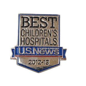 US News Best Children’s Hospitals 2012–13 Award Pin Boston Philadelphia Tie